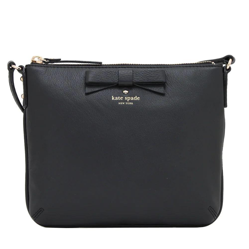 Kate Spade North Court Bow Tenly Crossbody Bag Black Coquette Soft Girl Ballet